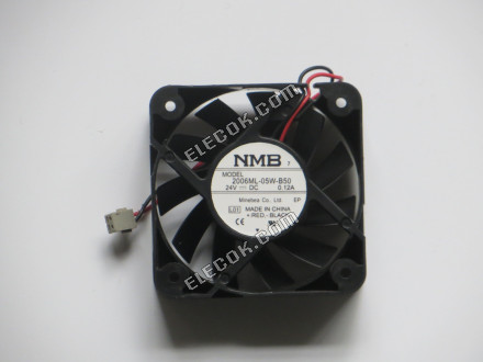 NMB 2006ML-05W-B50 50*50*15 24V 0,12A 2Wire Hűtőventilátor, felújított 