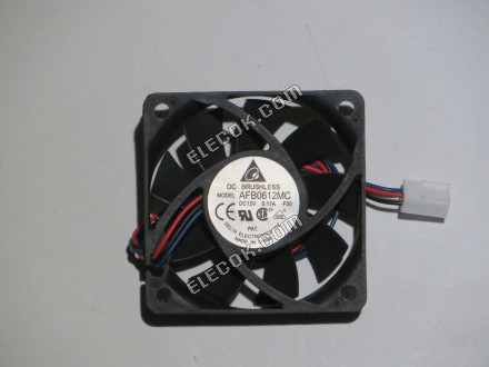 DELTA 6015 AFB0612MC -F00 12V 0,17A 3 vodiče chladicí ventilátor 