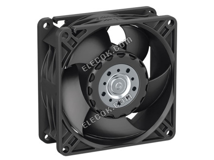 8312NH ebm-papst, 12 V dc, DC Axiális Ventilátor, 80 x 80 x 32mm, 80m³/h, 4W 