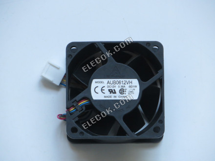 DELTA AUB0612VH 12V 0,36A 4 vodiče Chladicí Ventilátor 