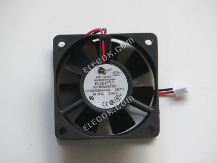 COMAIR ROTRON CR0624MB-A70GL 6025 24V 0,08A 2 vodiče Ventilátor 