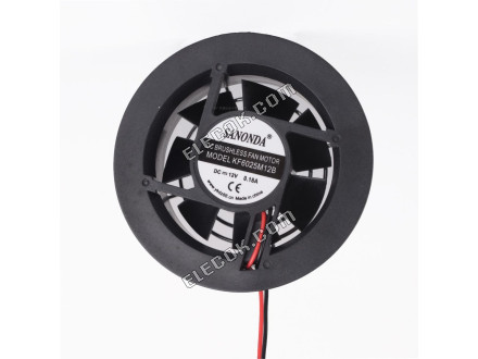 DC KF6025M 12B Ventilátor auto 