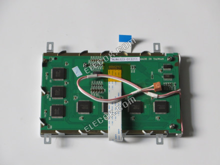 HOSIDEN HLM6323-013211 LCD Csere Fekete Fólia 