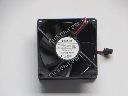 NMB 3110KL-05W-B50 24V 0,15A 2 vezeték Hűtőventilátor, Használatlan Régi Készlet 