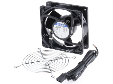 4650Z-KR0 ebm-papst, 230 V váltóáram, VáLTóáRAM Axiális Ventilátor Kit, 119 x 119 x 38mm, 160m³/h, 19W 