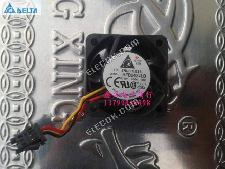 Delta 4015 4 Cm AFB0424LB 24V 0,08 Chladicí Ventilátor Frekvenčního Měniče 