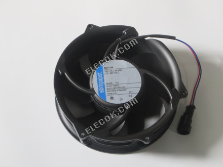 EBM 6314HR 17251 24V 36W 2 vodiče Chladicí Ventilátor s ABB konektor, repasovaný 