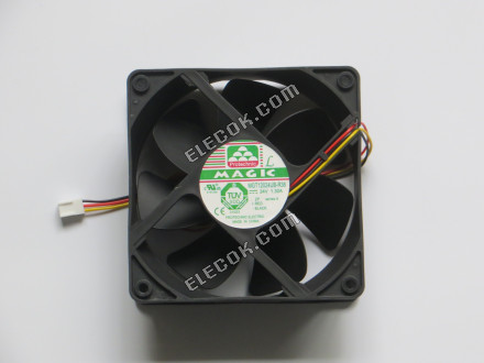 MAGIC MGT12024UB-R38 24V 1.30A 3 vodiče žlutá řádek chladicí ventilátor 