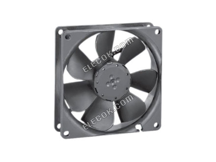 ebm-papst 3414NMU-603 DC Ventilátorok Axiális/92x25mm/IP68 24VDC/42.4CFM/Ball 