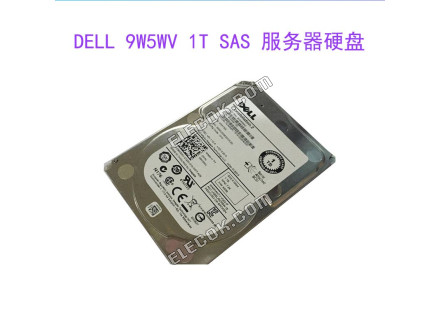 DELL 1T 2.5 7.2K SAS server hard drive 09W5WV 9W5WV ST91000640SS,used