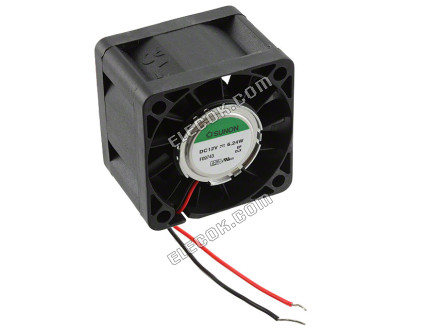 Sunon SG38281B1-000U-A99 12V 0,52A 6,24W 2 vezeték Hűtőventilátor 