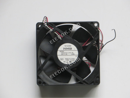 NMB 09225VA-24Q-BL 24V 0,49A 3 vezeték Hűtőventilátor nélkül csatlakozó, új 