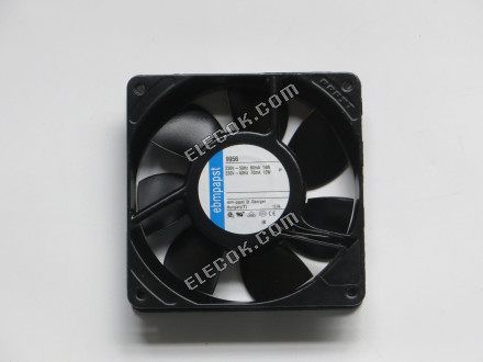 Ebmpapst 9956 230V 80/70mA 50/60HZ 14/12W Hűtőventilátor -val/-vel csatlakozó connection. felújított 