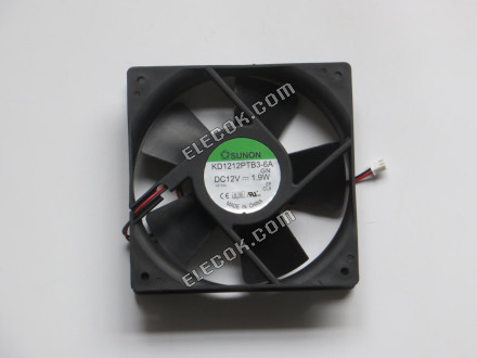 Sunon KD1212PTB3-6A .GN DC 12V 1,9W 2 Vezetékek Hűtőventilátor 