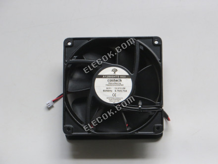 COSTECH A12B05HTS W00 24V DC 50/60HZ 0,75/0,73A 2 vodiče chladicí ventilátor, náhrada 