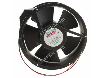 MM2260H48B-FSR Mechatronics VENTILáTOR AXIáLIS 222X60MM 48VDC 2 Huzal Kivezetések 