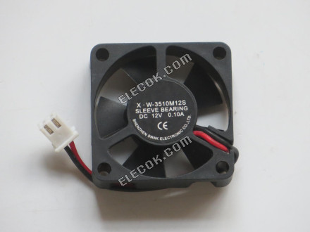 SWAK X.W-3510M12S 12V 0.10A 2 Vodiče Chladicí Ventilátor 