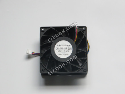 NMB 12038VA-48R-GUD 48V 0.60A 4 vodiče Chladicí Ventilátor, náhrada 