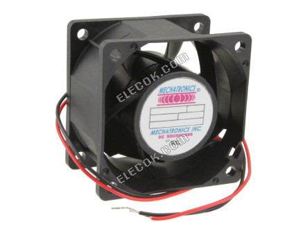 MQ6038E24B-FSR Mechatronics VENTILáTOR AXIáLNí 60X38MM 24VDC 2 Vodič Vývody 