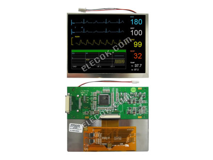 NHD-5.7-640480WF-CTXL# Newhaven Display TFT Displays &amp; Tartozékok 5,7" 640x480 Fehér Transzmisszív 