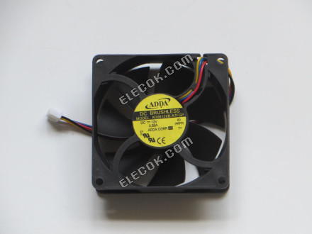 ADDA AD0812XB-A7FGP 8025 12V 0,55A 4 vezeték Hűtőventilátor 