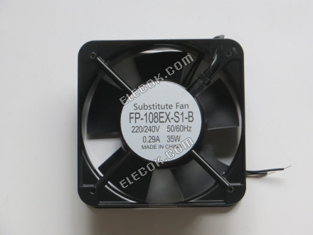 COMMONWEALTH FP-108EX-S1-B AC220/240V 50/60Hz 0,29A 35W 2 vezeték Ventilátor, helyettesítő négyzet alak 