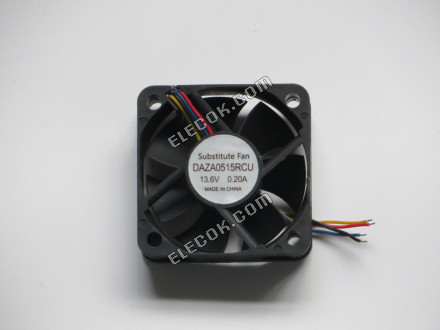 AVC DAZA0515RCU 13.6V 0.20A 4 vezeték Hűtőventilátor nélkül ear, Csere 