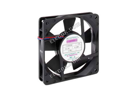 E1225M12B-FSR Mechatronics VENTILáTOR AXIáLIS 120X25MM 12VDC 2 Huzal Kivezetések 