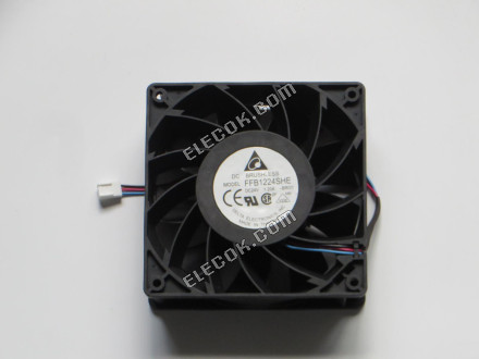 DELTA FFB1224SHE-BR00 24V 1,2A 3 vezeték Hűtőventilátor felújított 