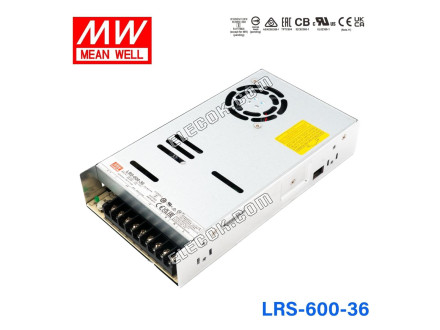 Mean Well LRS-600-36 Tápegység 600W 36V 