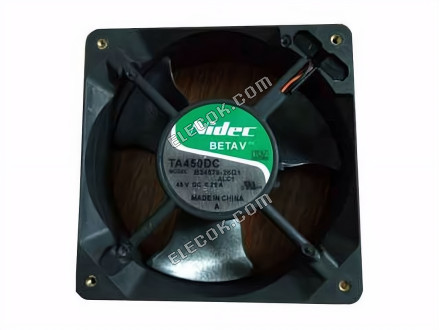 Nidec B34576-26G1 Server - čtvercový Ventilátor B34576-26G1, ALC1, DC 48V 0,25A, 120x120x38mm 3 vodiče 