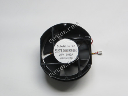 NMB-MAT 5920PL-05W-B49-D50 24V 0,95A 3 vodiče Chladicí Ventilátor s test rychlost funkce, náhrada a nový 