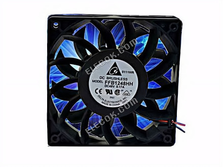 DELTA FFB1248HH 48V 6,72W Chladicí Ventilátor 