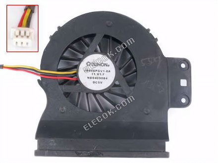SUNON B0506PGV1-8A Hűtőventilátor B0506PGV1-8A, w45x3x3, 5V, Bare ventilátor 3 vezeték 