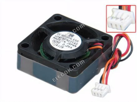 Panasonic UDQFBFM22FAS Server - čtvercový Ventilátor sq25x25x10, w70x3x3, 5V 0,06A 3 vodiče 