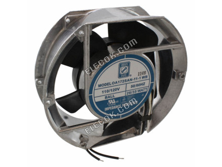 Orion OA172SAN-11-2WB 115V 20W 2 vezeték Hűtőventilátor 