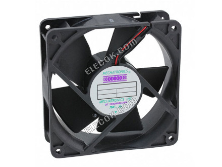 F1238H12B-FSR Mechatronics VENTILáTOR AXIáLNí 120X38MM 12VDC 2 Vodič Vývody 
