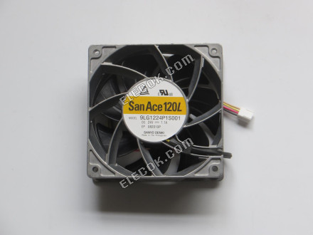 Sanyo 9LG1224P1S001 24V 1,1A 4 vodiče Chladicí Ventilátor 