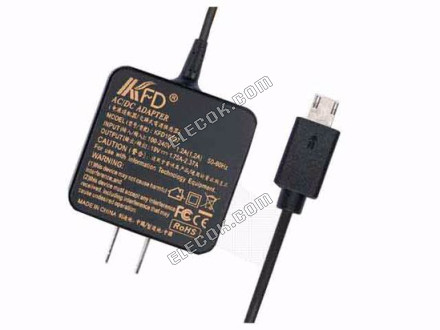 KFD KFD19237 VáLTóáRAM Adapter- Laptop 19V 1,75A, Átalány Tip, US 2P 