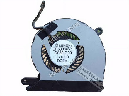 SUNON EF50060V1-C050-G99 Chladicí Ventilátor w25x3x3, 5V, Bare ventilátor 3 vodiče 