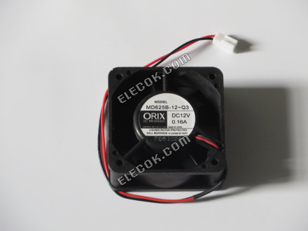 ORIX MD625B-12-Q3 12V 0,16A 2 vezeték hűtőventilátor 