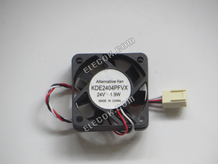 SUNON KDE2404PFVX 24V 1,9W 3 vodiče Chladicí Ventilátor, náhrada 