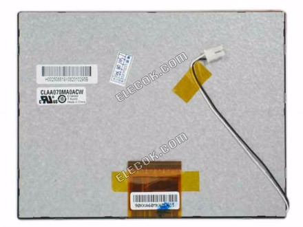CLAA070MA0ACW CPT 7.0" a-Si TFT-LCD Panel 