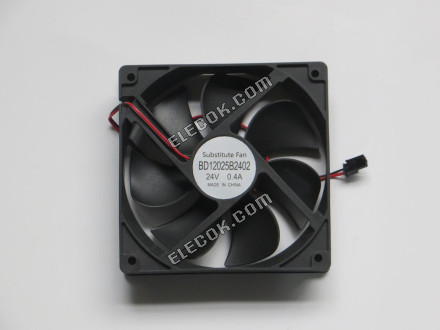 Beder BD12025B2402 24V 0.40A, 2 vodiče Ventilátor Chlazení Serveru, náhrada 