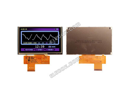 NHD-5.0-800480TF-ATXL#-T Newhaven Display TFT Displays &amp; Tartozékok 5.0 LCD TFT w/ 40pin rezisztív érintés 