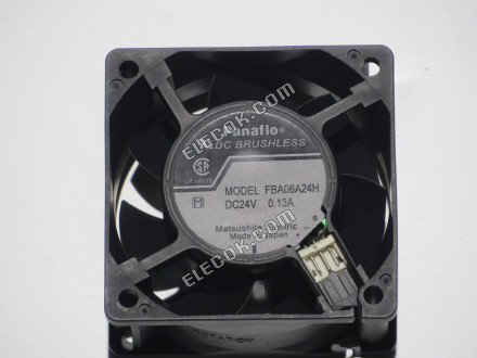 Panaflo FBA06A24H 24V 0,13A Hűtőventilátor csatlakozóval csatlakozás 
