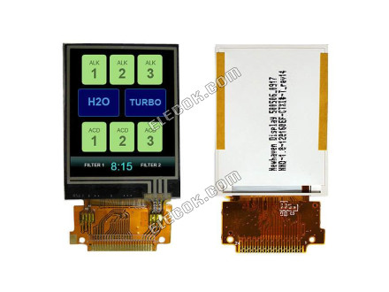 NHD-1.8-128160EF-CTXI#-T Newhaven Display TFT Displays &amp; Příslušenství 1,8 LCD TFT w/ 24pin rezistivní dotek 