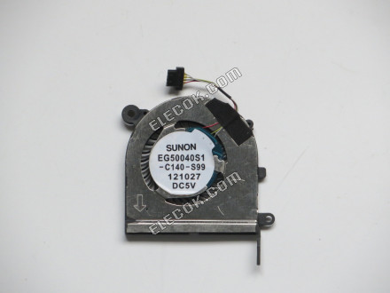 SUNON EG50040S1-C140-S99 Chladicí Ventilátor DC 5V 2.50W Bare Ventilátor 4 vodiče, použitý 