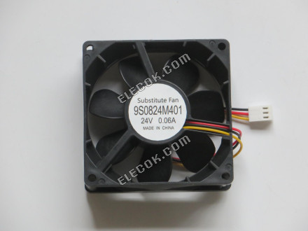 Sanyo 9S0824M401 24V 0,06A 3 vodiče Chladicí Ventilátor náhrada 