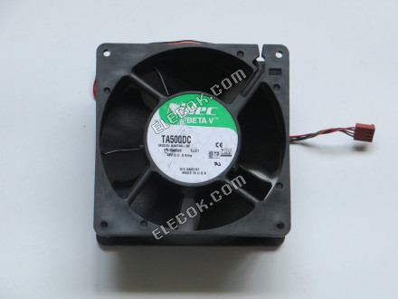 Nidec B34744-35 48V 0,5A 4 vodiče chladicí ventilátor, použitý 
